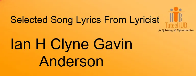 Ian H Clyne Gavin Anderson
