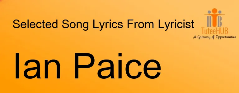 IAN PAICE
