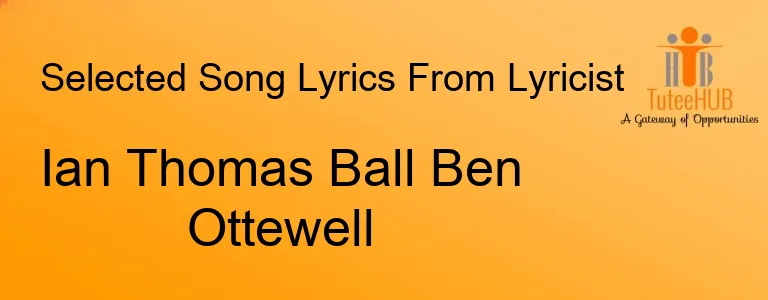 Ian Thomas Ball Ben Ottewell