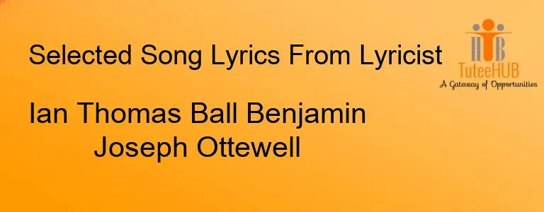 Ian Thomas Ball Benjamin Joseph Ottewell