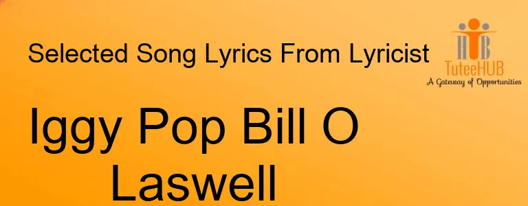 Iggy Pop Bill O Laswell
