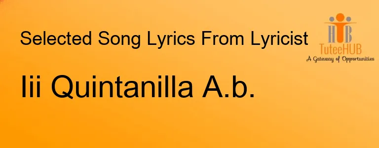 Iii Quintanilla A.b.
