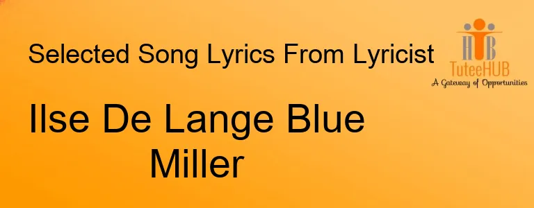 Ilse De Lange Blue Miller