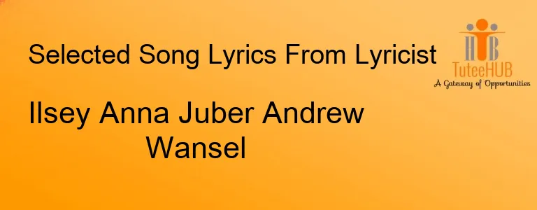 Ilsey Anna Juber Andrew Wansel