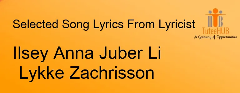 Ilsey Anna Juber Li Lykke Zachrisson