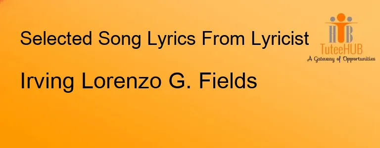 Irving Lorenzo G. Fields