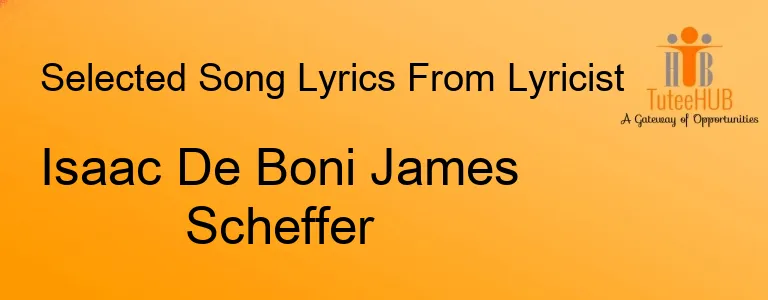 Isaac De Boni James Scheffer