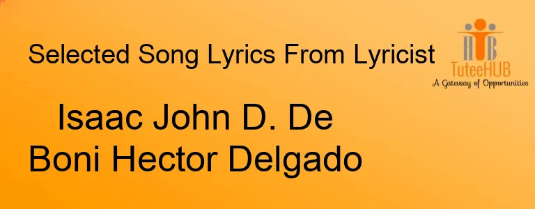 Isaac John D. De Boni Hector Delgado