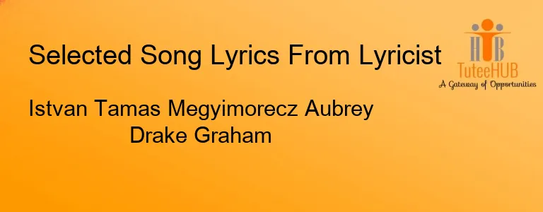 Istvan Tamas Megyimorecz Aubrey Drake Graham