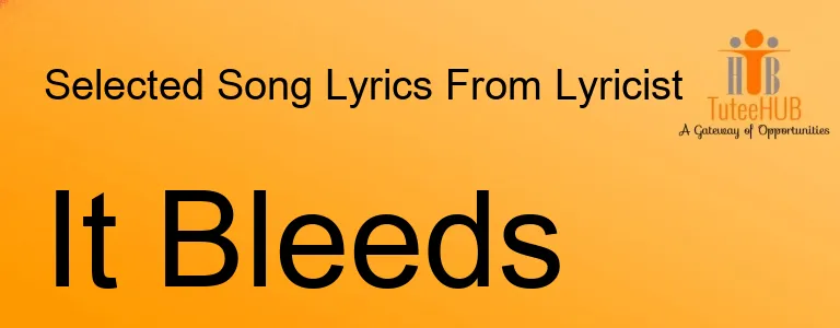 It Bleeds