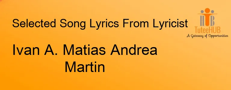 Ivan A. Matias Andrea Martin