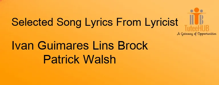 Ivan Guimares Lins Brock Patrick Walsh