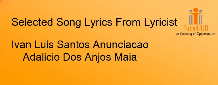 Ivan Luis Santos Anunciacao Adalicio Dos Anjos Maia