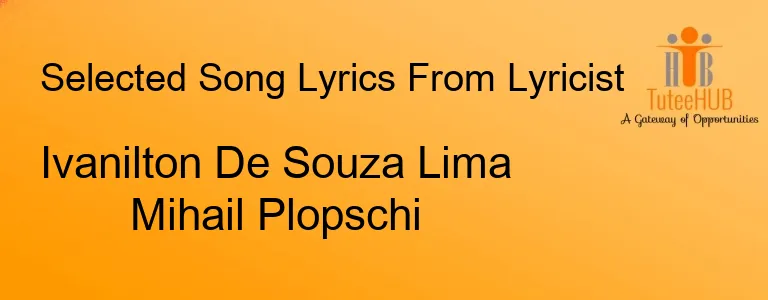 Ivanilton De Souza Lima Mihail Plopschi