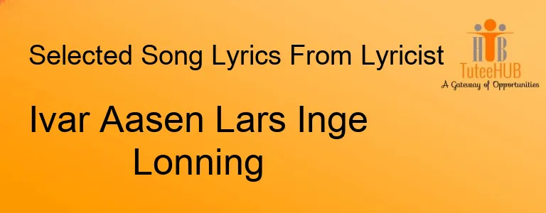 Ivar Aasen Lars Inge Lonning