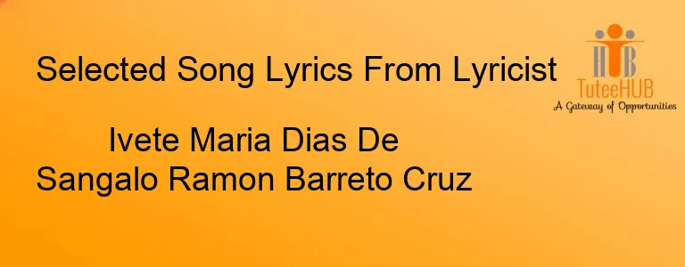 Ivete Maria Dias De Sangalo Ramon Barreto Cruz