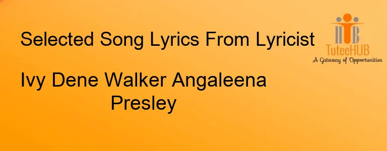Ivy Dene Walker Angaleena Presley