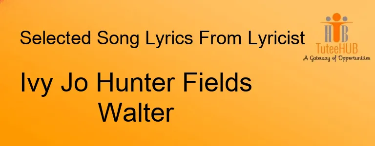 Ivy Jo Hunter Fields Walter