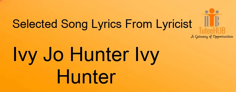 Ivy Jo Hunter Ivy Hunter