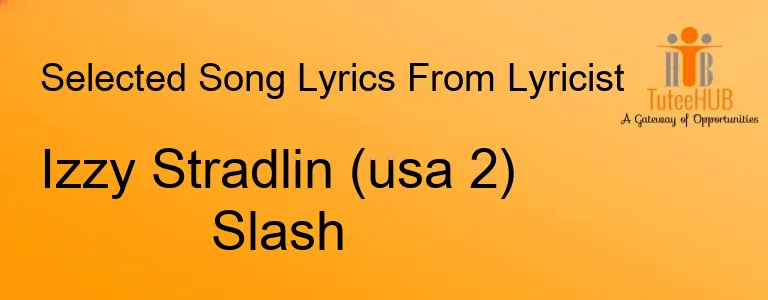 Izzy Stradlin (usa 2) Slash
