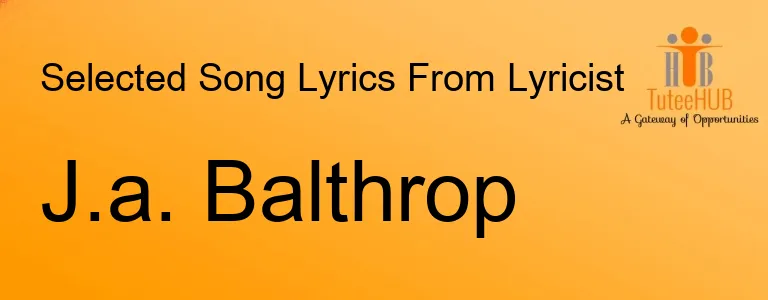 J.a. Balthrop
