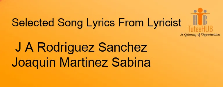 J A Rodriguez Sanchez Joaquin Martinez Sabina