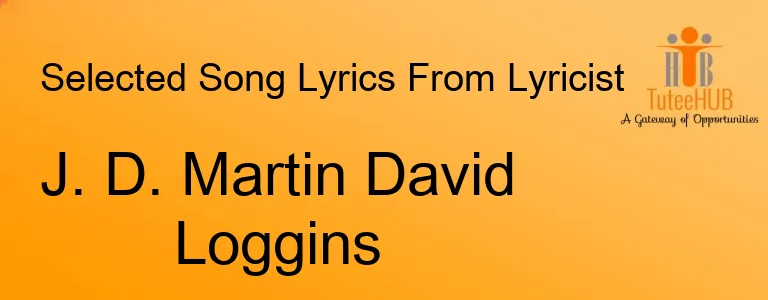 J. D. Martin David Loggins