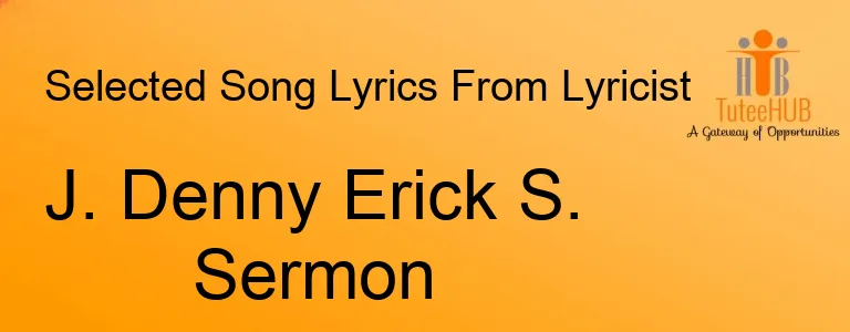 J. Denny Erick S. Sermon