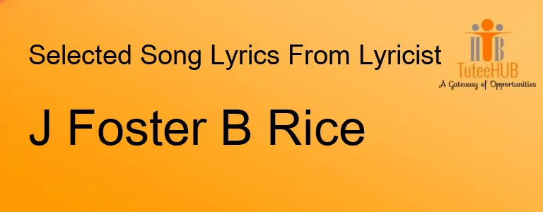 J Foster B Rice