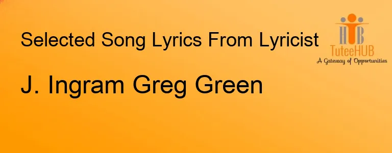 J. Ingram Greg Green