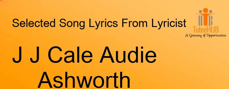 J J Cale Audie Ashworth