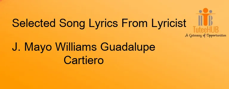 J. Mayo Williams Guadalupe Cartiero