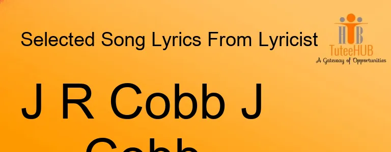J R Cobb J Cobb
