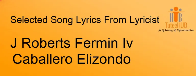 J Roberts Fermin Iv Caballero Elizondo