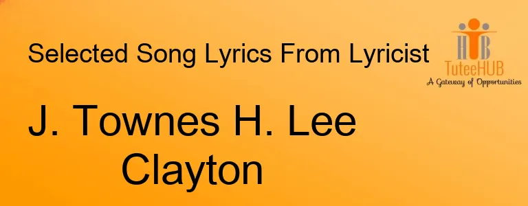 J. Townes H. Lee Clayton