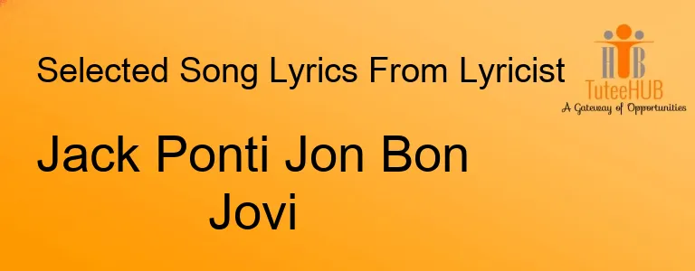 Jack Ponti Jon Bon Jovi