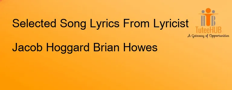 Jacob Hoggard Brian Howes