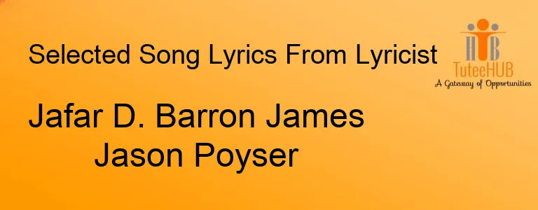 Jafar D. Barron James Jason Poyser