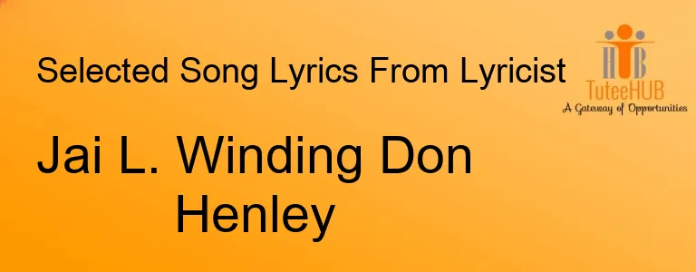 Jai L. Winding Don Henley