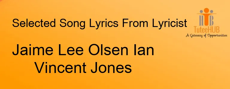 Jaime Lee Olsen Ian Vincent Jones