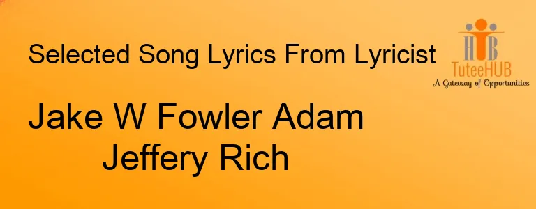 Jake W Fowler Adam Jeffery Rich