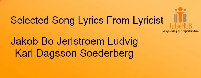 Jakob Bo Jerlstroem Ludvig Karl Dagsson Soederberg