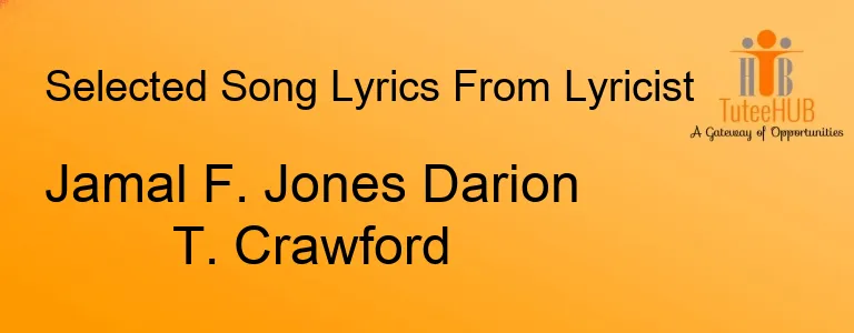 Jamal F. Jones Darion T. Crawford