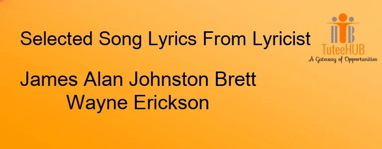 James Alan Johnston Brett Wayne Erickson