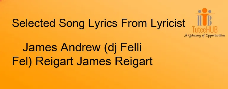 James Andrew (dj Felli Fel) Reigart James Reigart