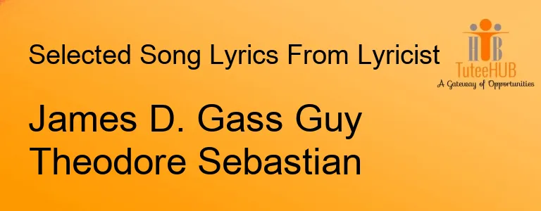 James D. Gass Guy Theodore Sebastian