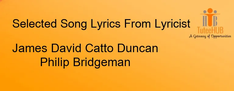 James David Catto Duncan Philip Bridgeman