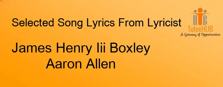 James Henry Iii Boxley Aaron Allen