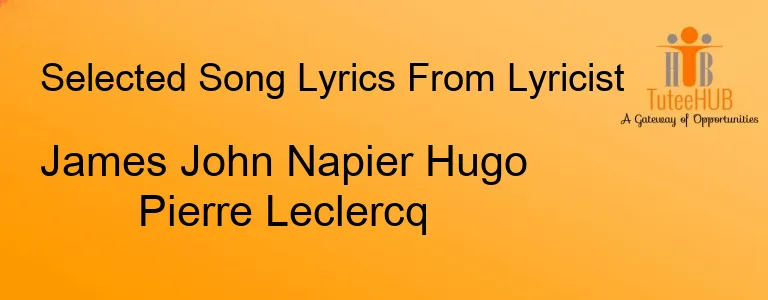 James John Napier Hugo Pierre Leclercq