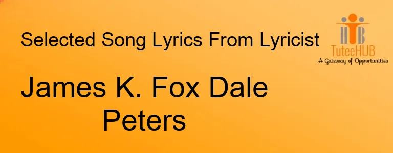 James K. Fox Dale Peters